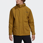 adidas Xplr 2.5L R.R J Outdoor Windproof Reflective logo Sports Hooded Jacket Yellow GL7400
