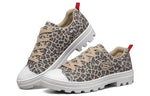 (WMNS) Skechers Roadies Low-Top Canvas Shoe Leopard/Grey 155115-LPD