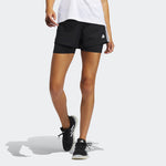 (WMNS) adidas Pacer 3s 2 In 1 Training Sports Shorts Black GL7686
