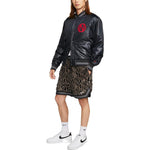 Nike Alphabet Pattern Single Breasted Stay Warm Long Sleeves Jacket Men's Black DQ6204-045