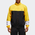 Men's adidas originals Blocked Warm Up Yellow Black Colorblock 'Black Bold Gold' DV3118