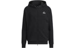 adidas Splicing hooded Zipper Jacket Black HG1835