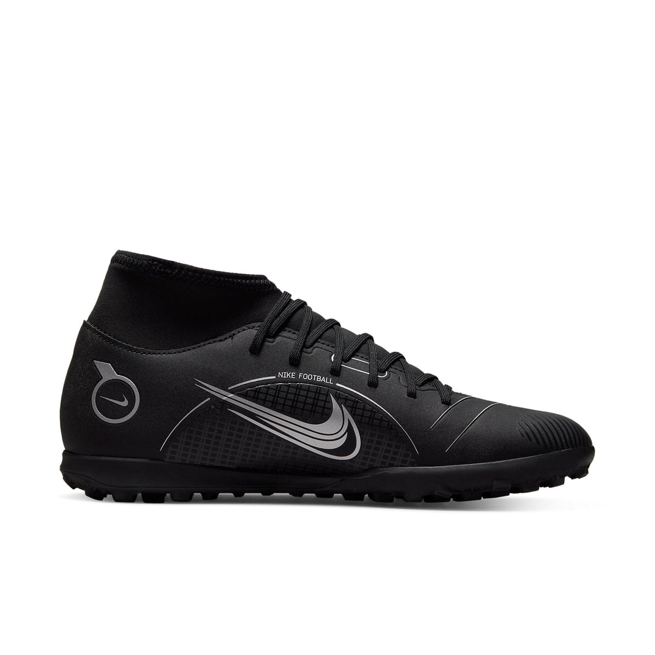 Nike Mercurial Superfly 8 Club TF 'Black Metallic Silver' DJ2909-007