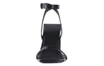 (WMNS) Balenciaga Moon Small Cowhide Straps High Heels Black Sandals 615766WA7601000