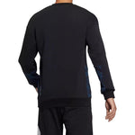 adidas Crew Sweatshirts 'Black Blue' HE2912