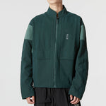 Men's adidas Wj 2.0 Wv Jkt Sports Color Block Casual Stand Collar Jacket Green HM5173
