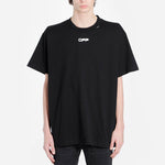 Off-White Painting Arrow Printing Short Sleeve Black OMAA038G20JER0031088