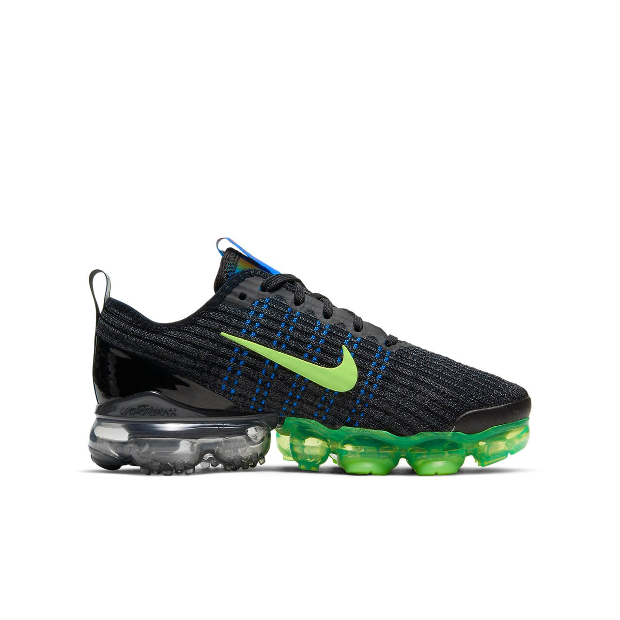 (GS) Nike Air VaporMax Flyknit 3 'Black Ghost Green' DD9718-001