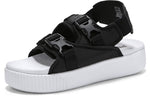 (WMNS) PUMA Platform Slide YLM 19 'Black White' 369424-01