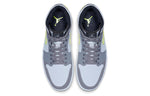 Air Jordan 1 Mid 'Gunsmoke Volt' 554724-072