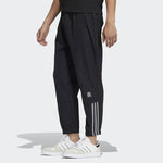 Men's adidas neo SS22 Logo Label Stripe Casual Sports Pants/Trousers/Joggers Autumn Black HC9666
