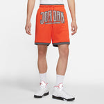 Air Jordan Sport Dna Contrasting Colors Logo Mesh Breathable Sports Shorts Orange DA7207-803