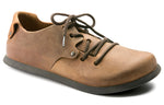 Birkenstock Montana Series Cowhide Low Top Casual Flat Shoes Unisex Brown Ordinary Version 1004850
