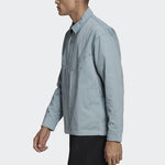Men's adidas originals Sports Solid Color Jacket Light Grey HC4539