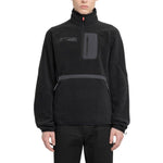 Nike x Travis Scott Solid Color Half Zipper Pocket Stand Collar Casual Jacket 'Black' DM1283-010