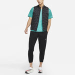 Men's Nike Logo Solid Color Elastic Waistband Drawstring Sports Pants/Trousers/Joggers Autumn Black DD6216-010
