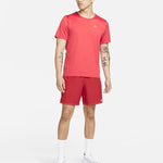 Nike Dri-FIT Wild Run Rise Back Printing Running Sports Quick Dry Breathable Short Sleeve Red DD5356-605