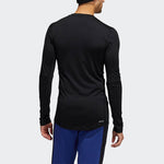 adidas TF Turf Warm Ls Casual Sports Long Sleeves Round Neck Black GT9516