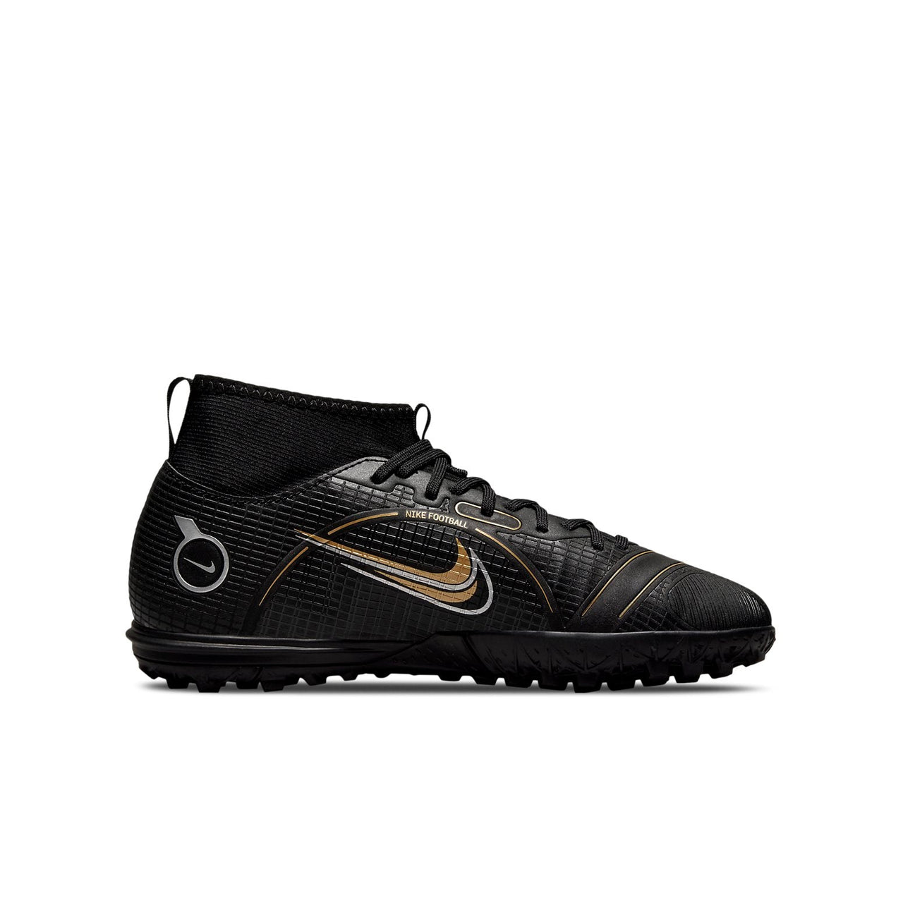 (GS) Nike Mercurial Superfly 8 Academy TF 'Black Metallic Gold' DJ2864-007