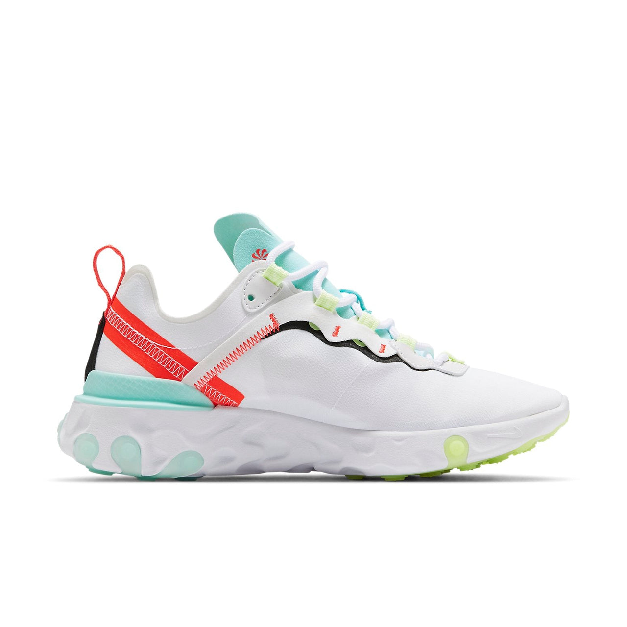 (WMNS) Nike React Element 55 'White Black Blue' DB5926-101