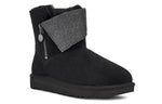 (WMNS) UGG Classic Caviar Mini Fleece Lined Black 1112498-BLK
