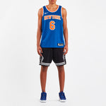 Nike NBA Basketball Icon Edition Swingman Jersey New York Knicks SW Fan Edition 6 Blue 864495-495