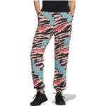 Men's adidas Full Print Straight Sports Pants/Trousers/Joggers Pink HF5109