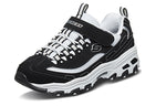 Skechers D'Lites Low-Top Running Shoes K White/Black 996212L-BKW