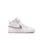 (PS) Nike Court Borough Mid 2Velcro 'White Pink Glaze' CD7783-105