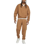 Nike Solo Swoosh 1/4-zip sweatshirt 'Orange Brown' DQ5210-270