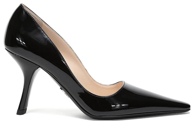 (WMNS) PRADA Satin Pumps 'Black' 1I718L_069_F0002_F_090
