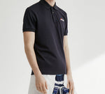 FILA Logo Embroidered Short Sleeve polo Blue F11M028126F-NV