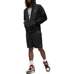 Air Jordan Brand Embroidered Zipper Hoodie Men's Black DQ7351-010