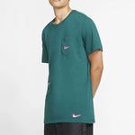 Nike SB Skateboard x Parra Pocket T-Shirt Midnight Turq Tee Green BV7056-347