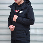 Nike MENS Casual Sports Hooded Vest Black AJ7951-010