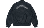 Converse SS22 Logo Loose Sports Retro aviator Jacket Unisex Black 10024169-A03