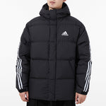 adidas 3st Puffy Dwn J Casual Sports Stay Warm hooded down Jacket Black H20754