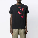 Off-White Printing Short Sleeve Ordinary Version Black OMAA027E191850071020