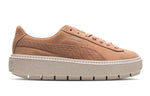 (WMNS) PUMA Suede Platfrom Animal Orange/Pink 367814-03