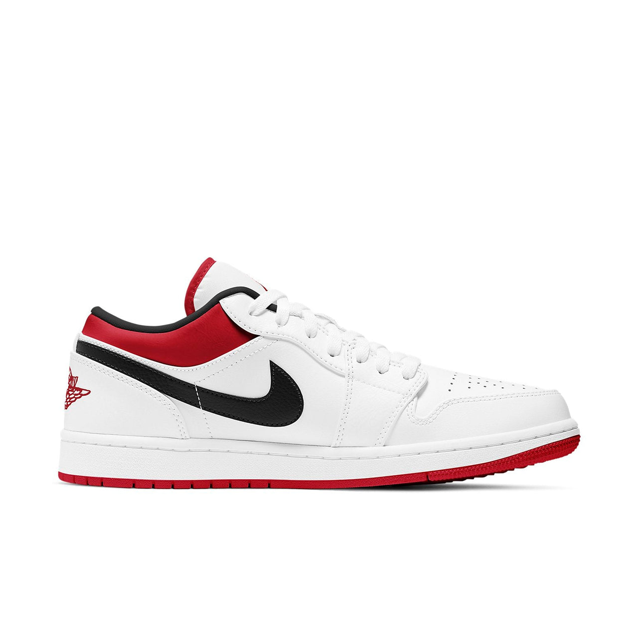 Air Jordan 1 Low 'White University Red' 553558-118