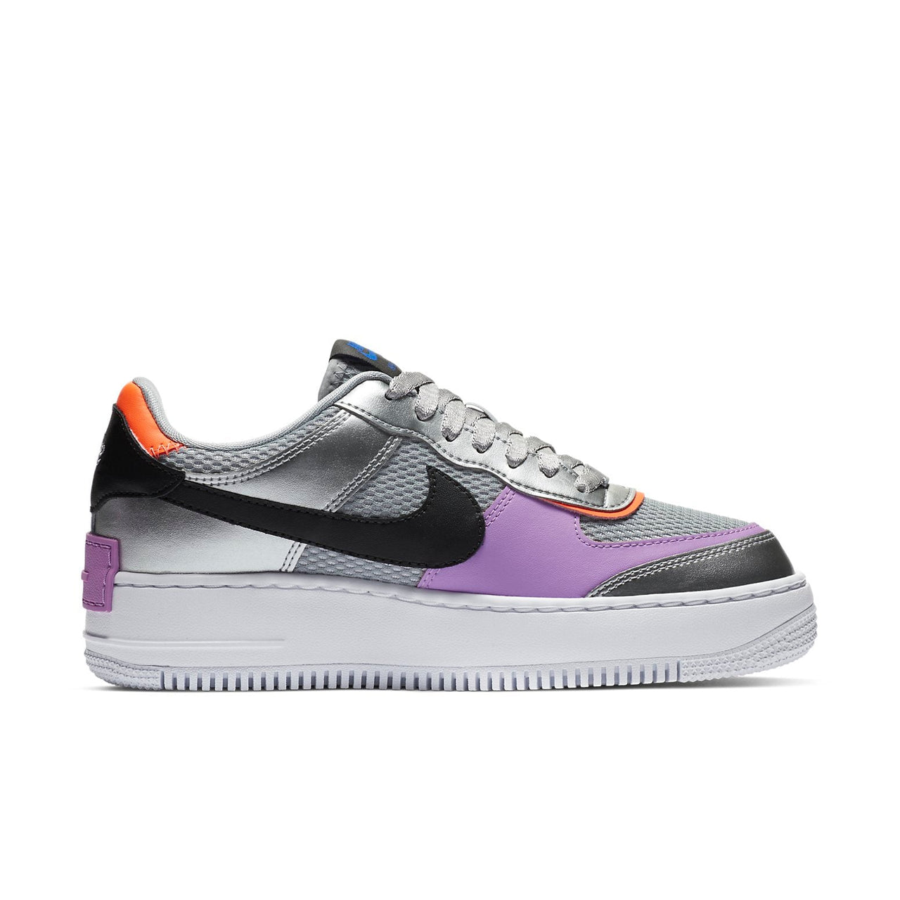 (WMNS) Nike Air Force 1 Shadow 'Metallic Silver' CW6030-001