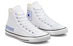 Converse Chuck Taylor All Star High Top Retro Sports Skateboarding Shoes White Blue A00779C