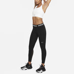 (WMNS) Nike Pro Running Training Quick Dry Sports Gym Pants/Trousers/Joggers Black CZ9780-010