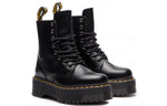 (WMNS) Dr. Martens Jadon Smooth Leather Platform Boot 'Black' 15265001