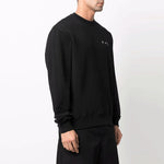 Men's Off-White Caravaggio Painting Round Neck Black OMBA057C99FLE0051001