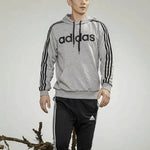 Men's adidas Long Sleeves Stay Warm Fleece Lined Gray DU0495