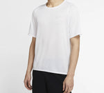 Nike Rise 365 Sports Running Short-sleeve Tee Men White CJ5421-100