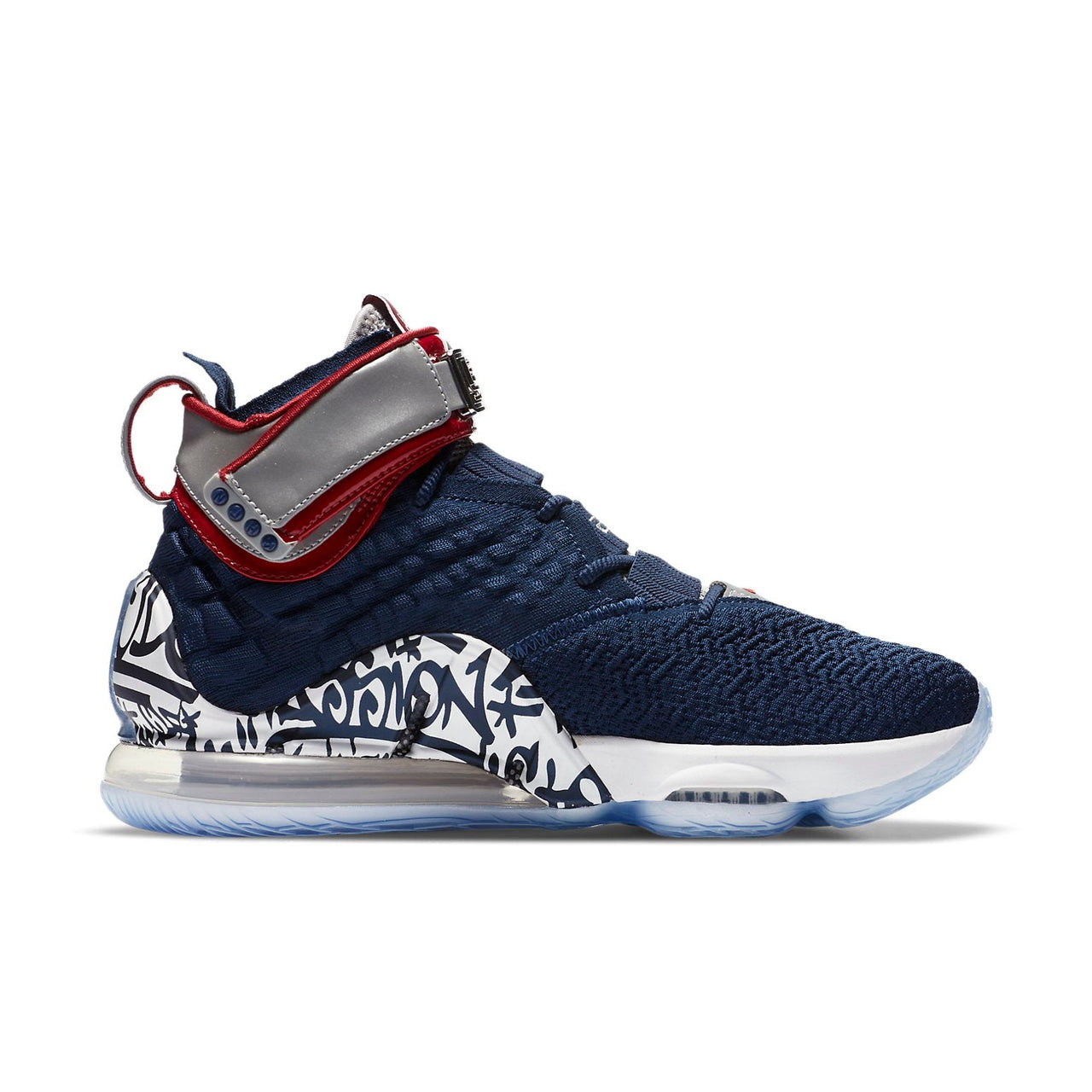 Nike LeBron 17 'LeBron 4 Cold Blue Graffiti' CT6047-400