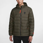 Nike Stay Warm Casual Sports hooded down Jacket Green AT3911-325