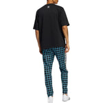 adidas originals Plaid Logo Printing Sports Pants/Trousers/Joggers Black HG6510